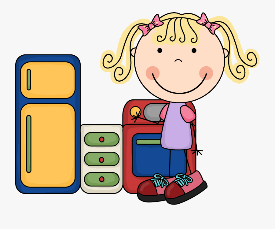 Kids Housekeeping Clipart - Kids Reading Clipart, Transparent Clipart