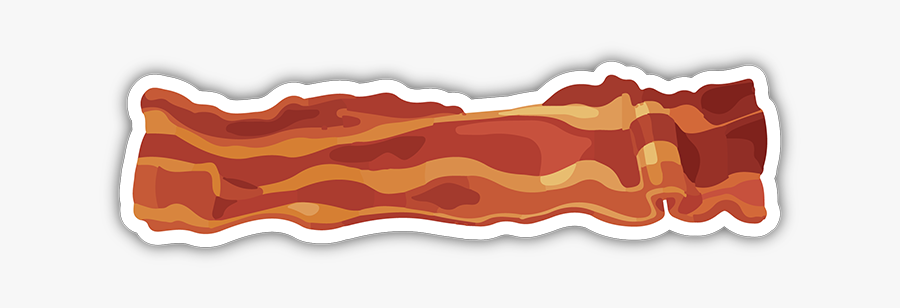 Bacon Sticker, Transparent Clipart