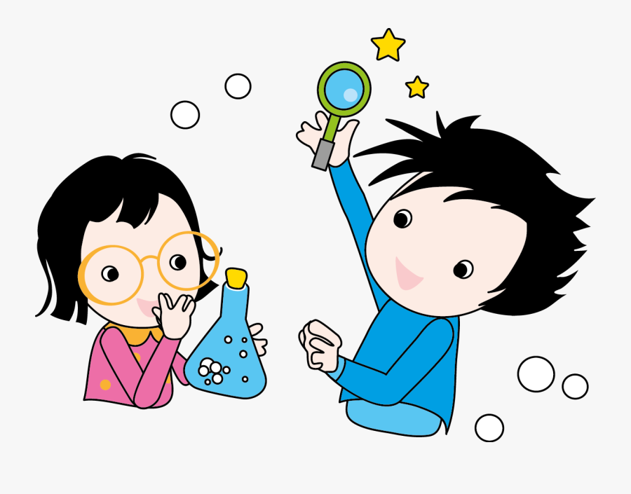 Free Science Pictures For - Cartoon Science Kids, Transparent Clipart
