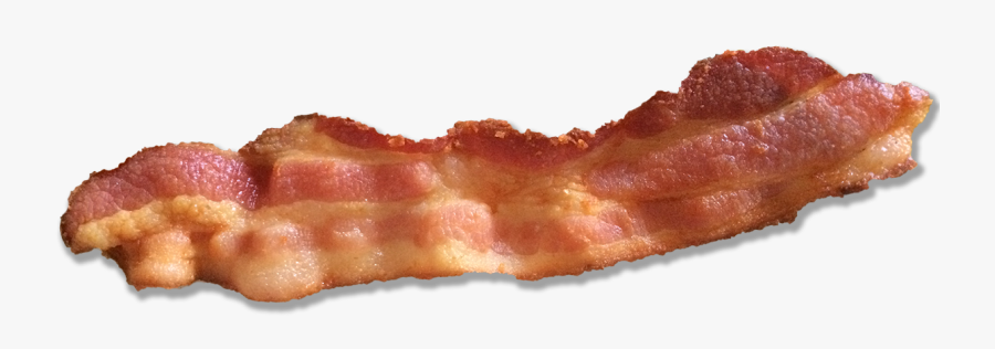 Single Strip Of Bacon, Transparent Clipart