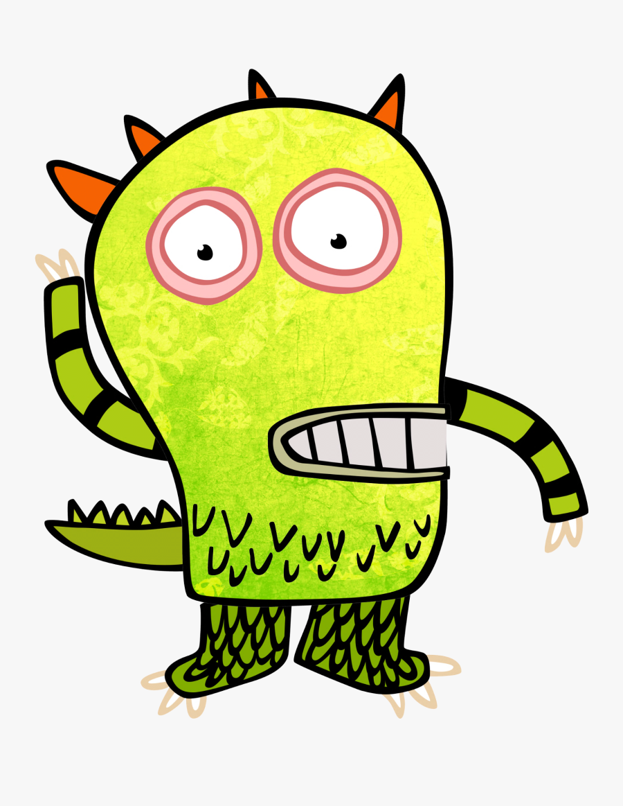 Monster Clip Art For Kids - Kids Cartoon Monster, Transparent Clipart