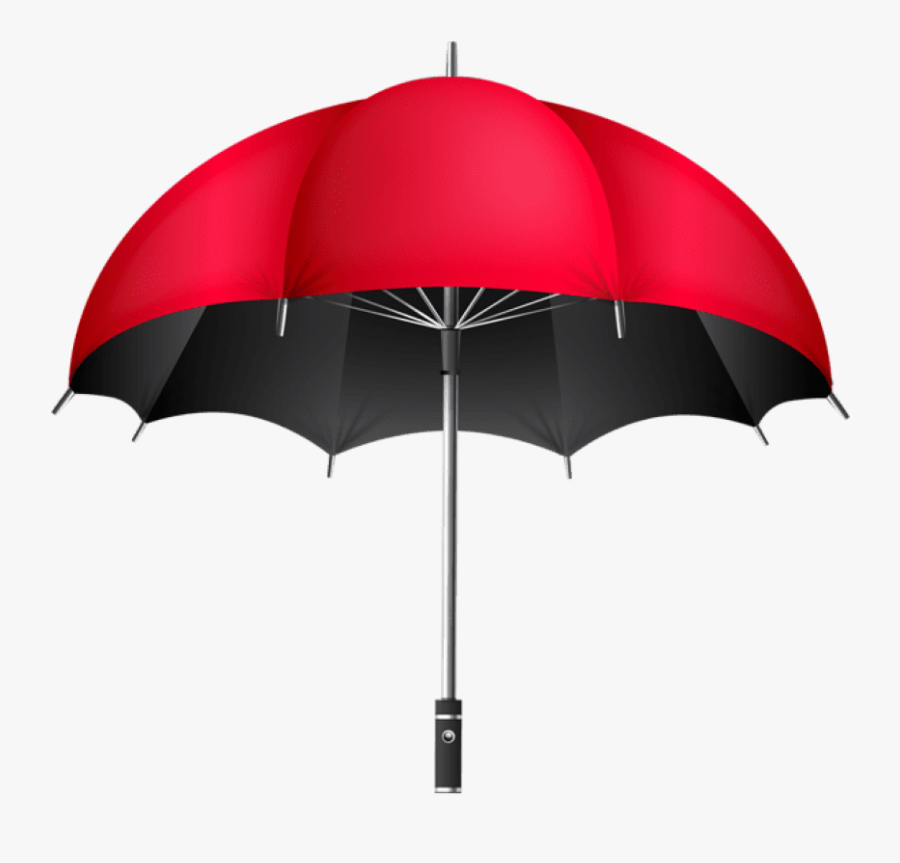 Red Umbrella Transparent Background, Transparent Clipart