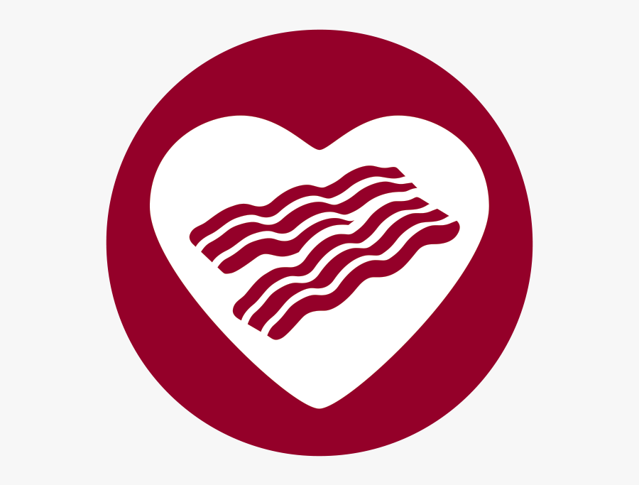 Bacon Lovers Icon - Illustration, Transparent Clipart