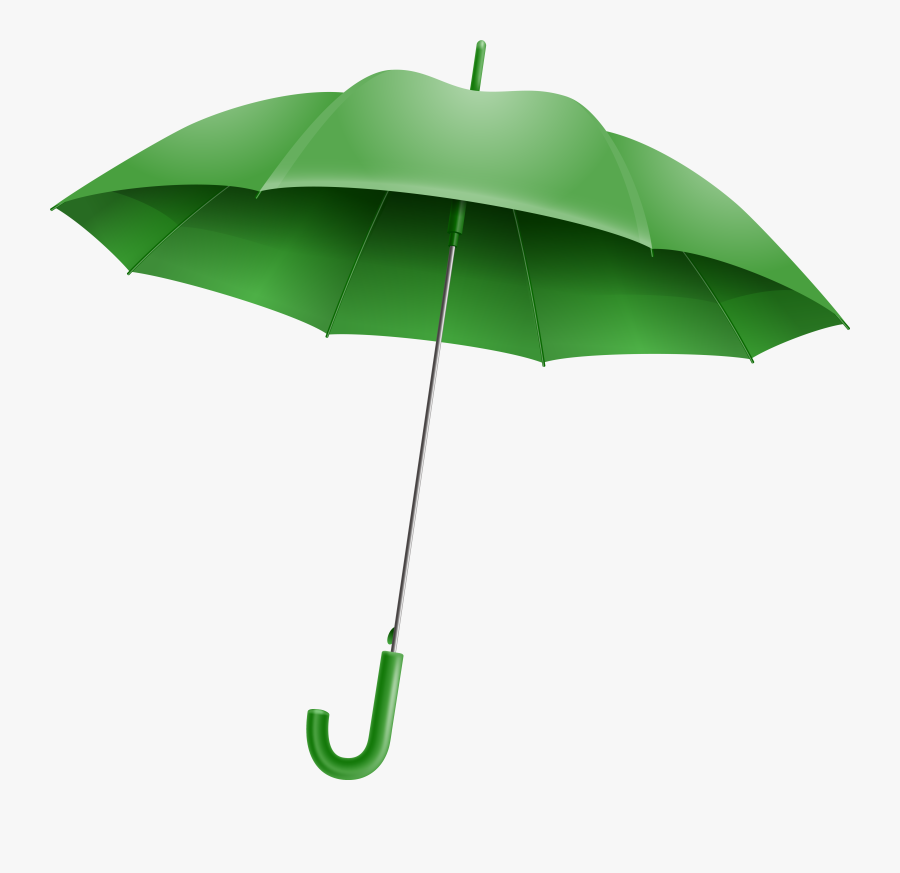 Green Umbrella Png Clipart Image - Green Umbrella Png, Transparent Clipart