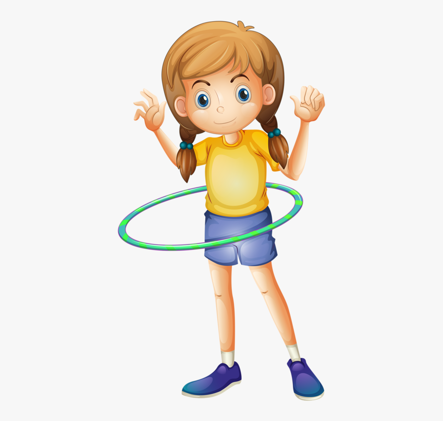 A Ua F Hp - Girl With Hula Hoop Clipart, Transparent Clipart