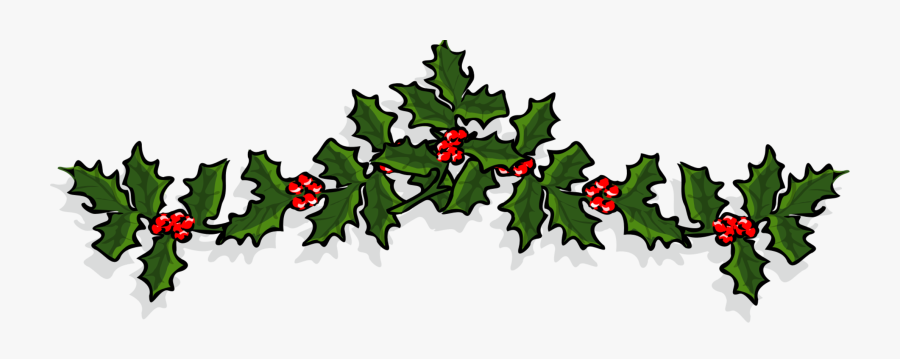 Plant,flora,leaf - Holiday Holly, Transparent Clipart