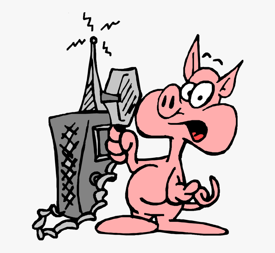 Ham Radio Pig Clipart , Png Download - Ham Radio Humor, Transparent Clipart