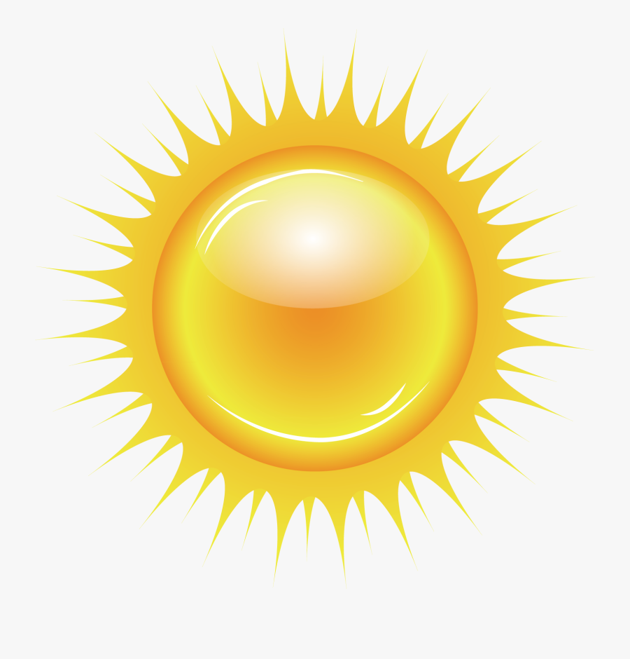 Vector Sun Sunshine Yellow Free Clipart Hd Clipart - Vector Sun Transparent Background, Transparent Clipart