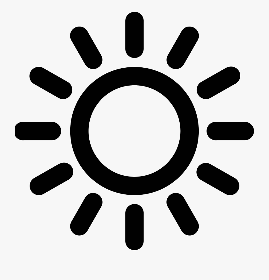 Sun Icon - Sun Icon Transparent Png, Transparent Clipart