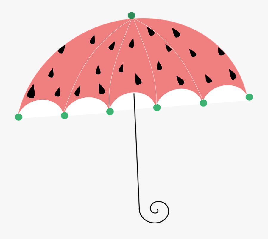 Umbrella, Red, Weather, Rain, Cover, Parasol - Cute Umbrella Clipart, Transparent Clipart