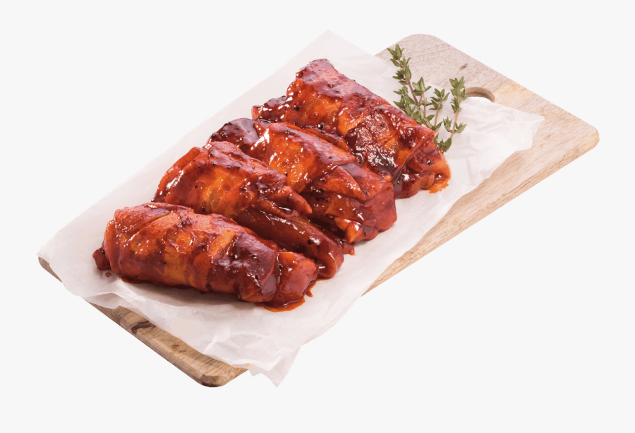 Bacon Aldi Pork Supermarket Flyer - Kipfilet Met Spek Bbq, Transparent Clipart