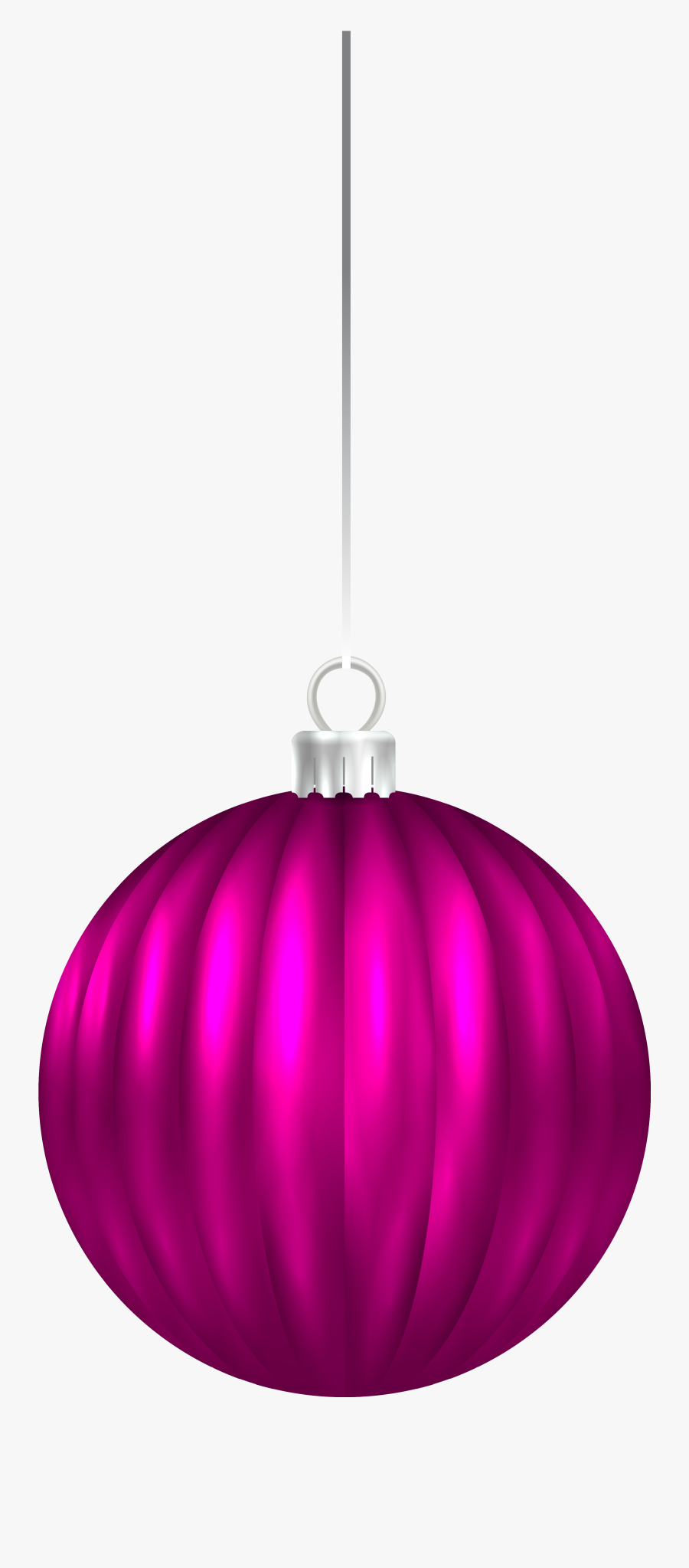 Pink Ornament Clipart Vector Transparent Download - Pink Christmas Ball Png, Transparent Clipart