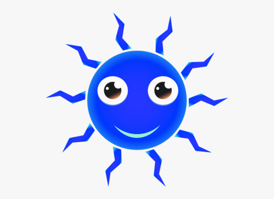 Sun Clipart Blue, Transparent Clipart