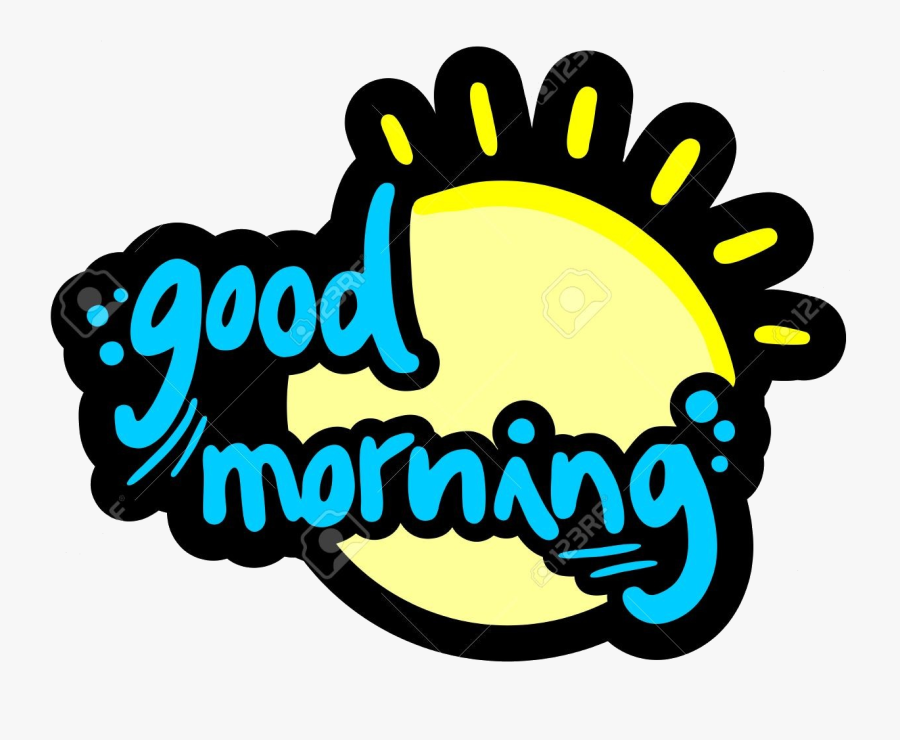 Good Morning Awesome Sun Design On Clipart Best Clip - Good Morning Cliparts, Transparent Clipart