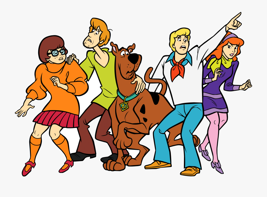 Scooby Doo And Friends Transparent Clip Art Image Gallery - Scooby Doo Shaggy Velma Daphne Fred, Transparent Clipart