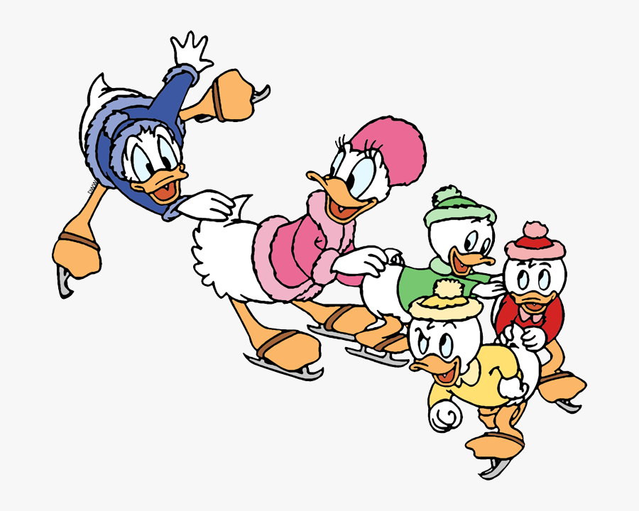 Mickey Mouse And Friends Clip Art - Donald Daisy Huey Dewey Louie, Transparent Clipart