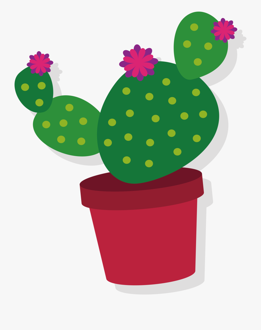 Cactaceae Euclidean Vector Clip Art - Vector Clipart Cactos Png, Transparent Clipart
