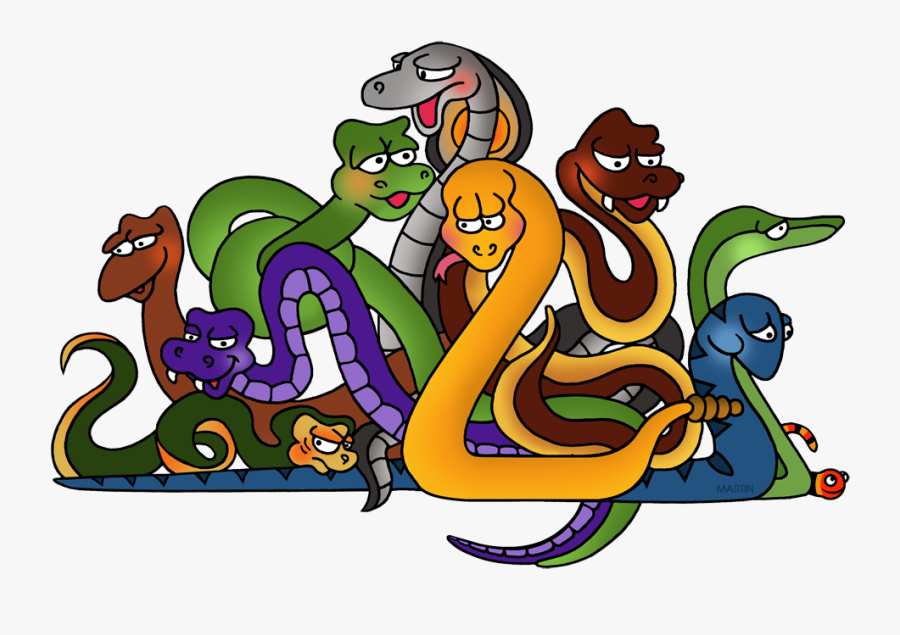 Transparent Snake Cartoon Png - Numbers 10 With Clipart, Transparent Clipart