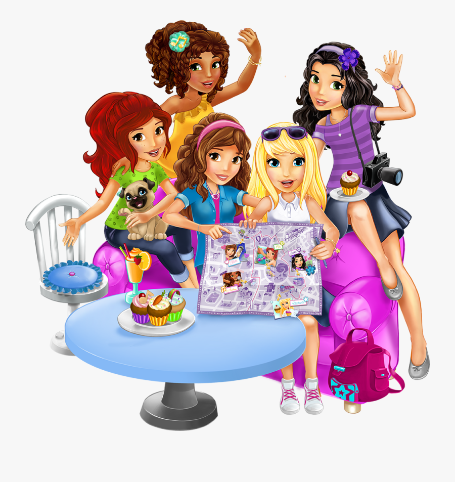 Image - Lego Friends Girls Clipart, Transparent Clipart