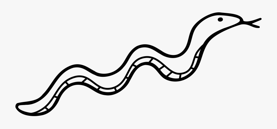 Kids Art Project Rainforest Oil Pastels Official Blog - Long Snake Black And White, Transparent Clipart