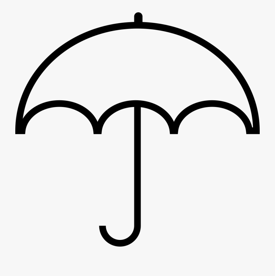 Umbrella Svg Png Icon Free Download - White Umbrella Vector Png, Transparent Clipart