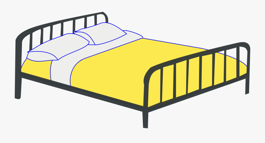 Double Bed - Transparent Background Bed Clipart, Transparent Clipart