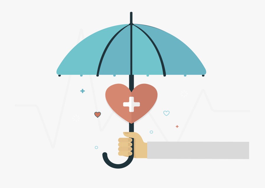 Umbrella Clip Hands Free - Illustration, Transparent Clipart