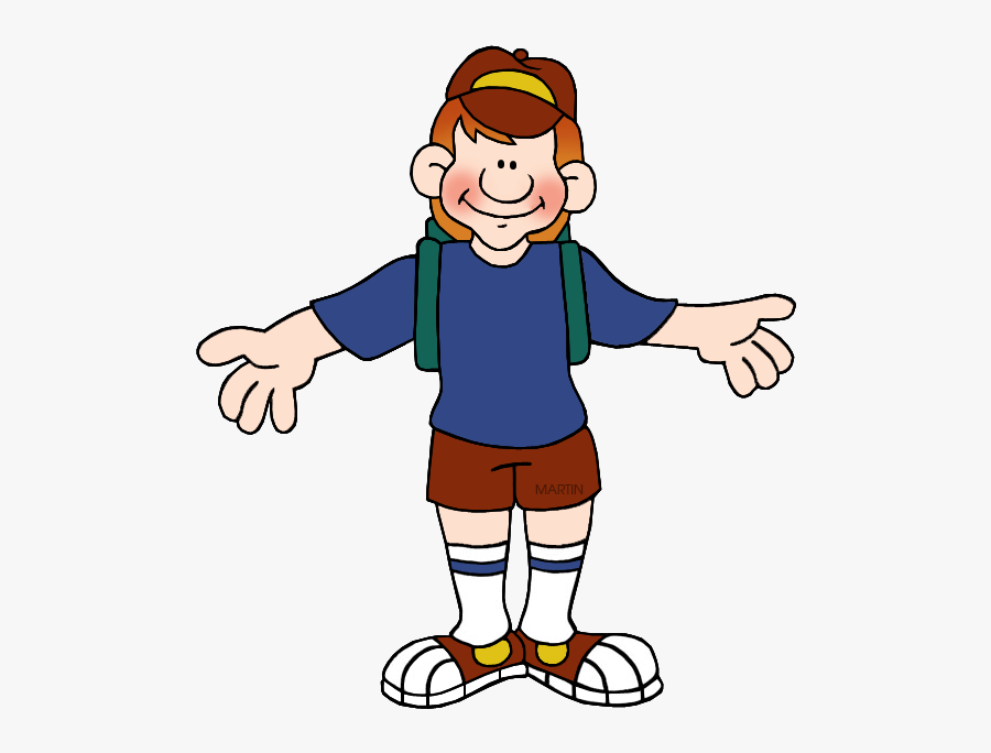 Boy - Philip Martin Clip Art Student, Transparent Clipart
