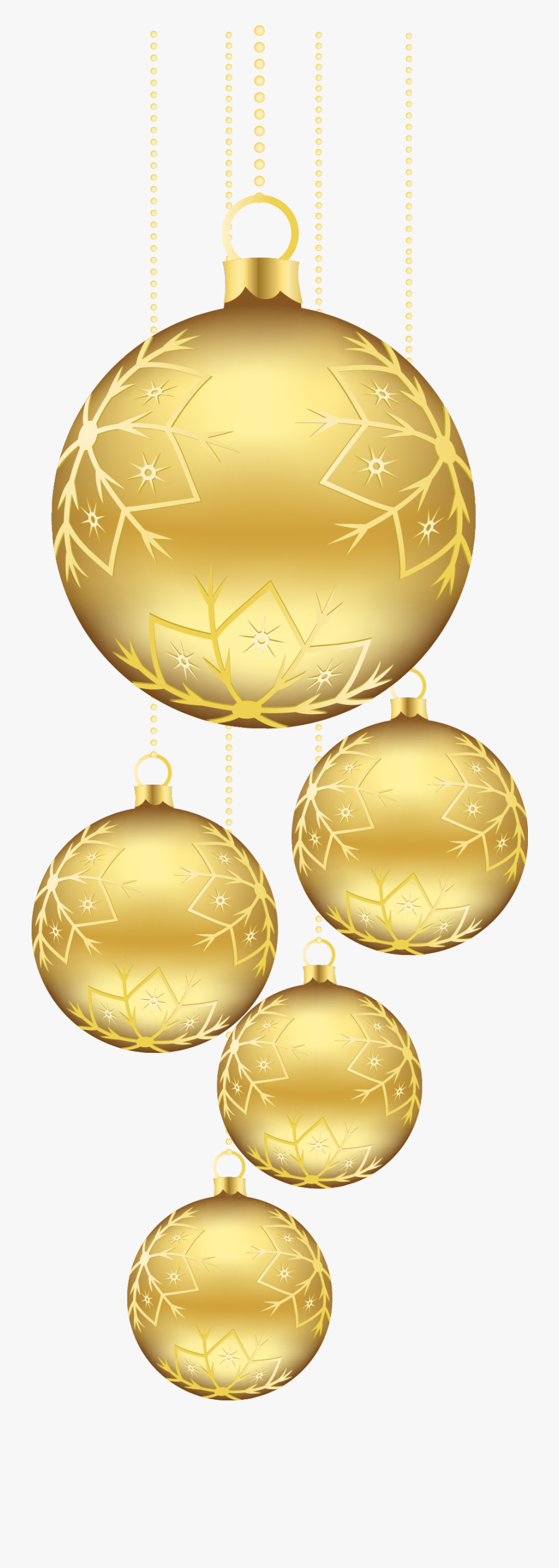 Pin By France Rivard On Image - Gold Christmas Decorations Png, Transparent Clipart