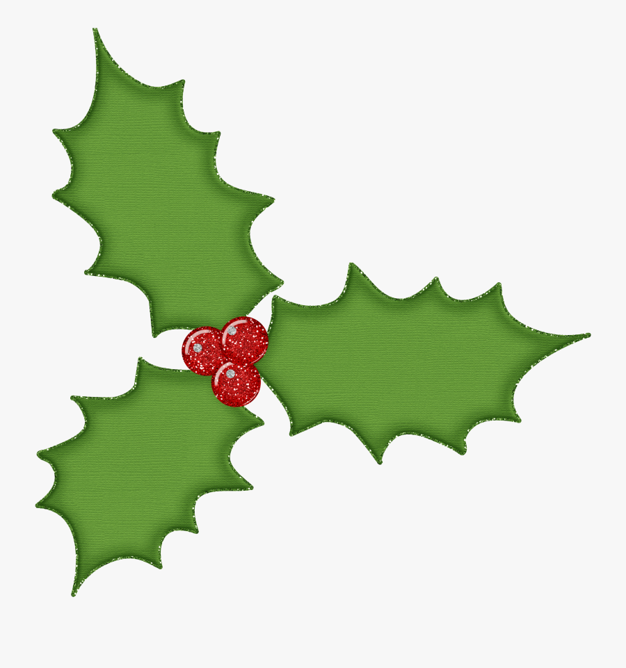 Christmas Holly White Background, Transparent Clipart