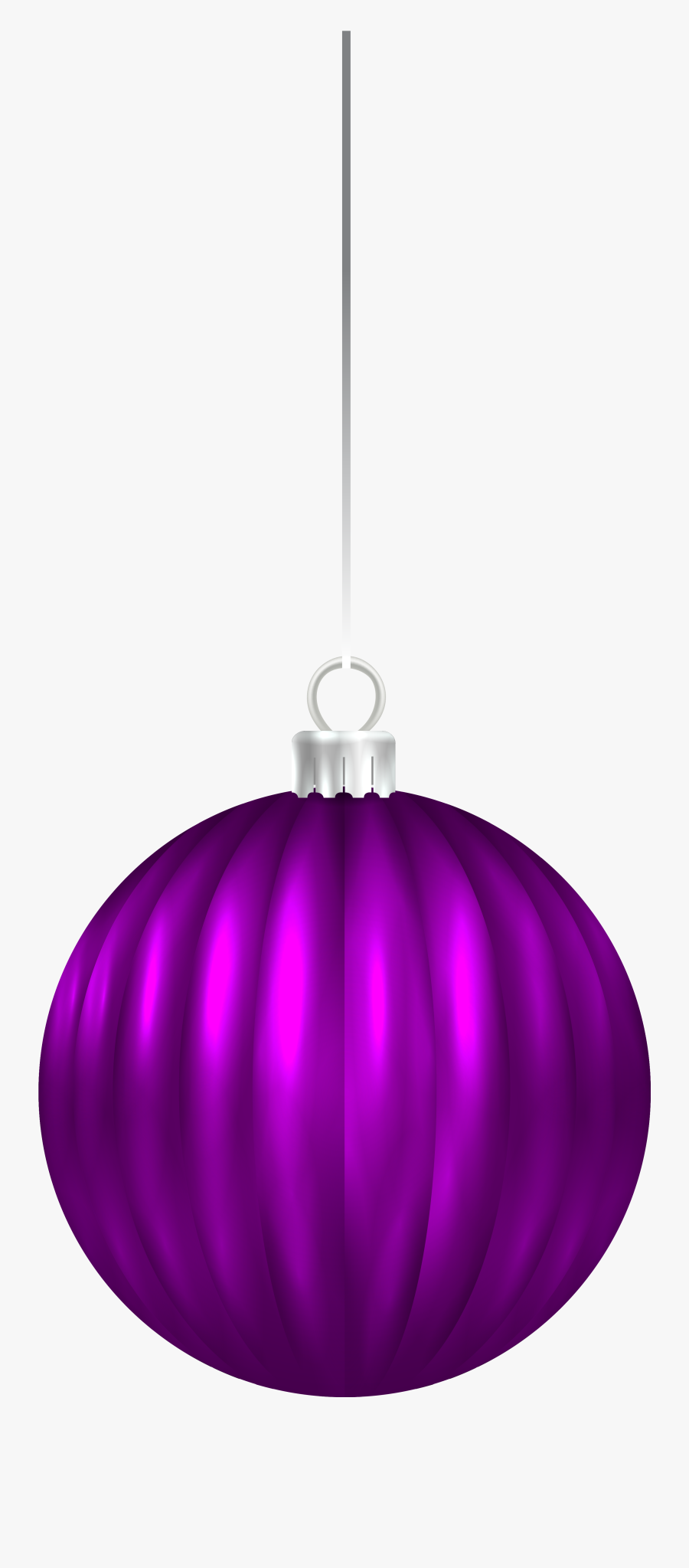 Ornaments Clipart Purple - Purple Christmas Ball Png, Transparent Clipart