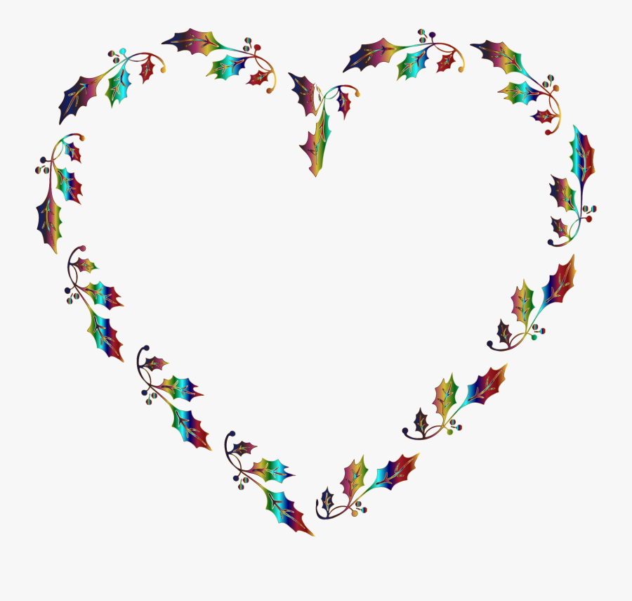 Transparent Holly Border Png - Пнг Сердечки, Transparent Clipart