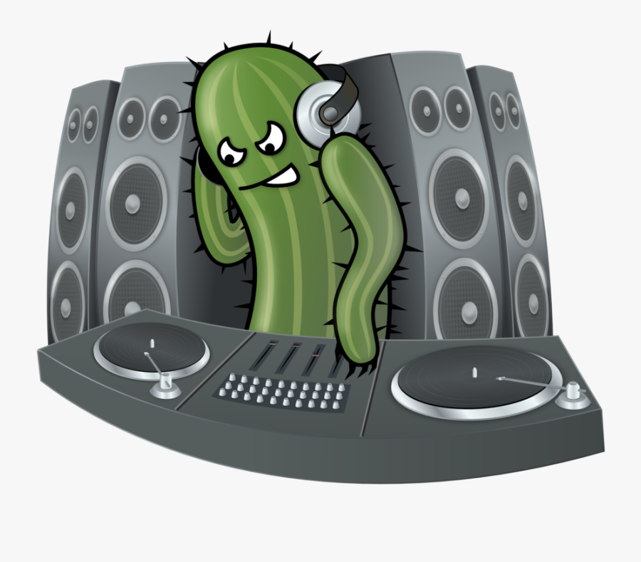 Dj Cactus, Transparent Clipart