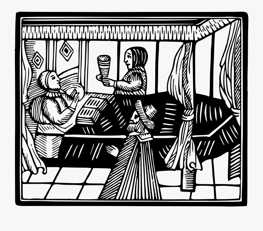 Death Bed Clip Arts - Deathbed Clipart, Transparent Clipart