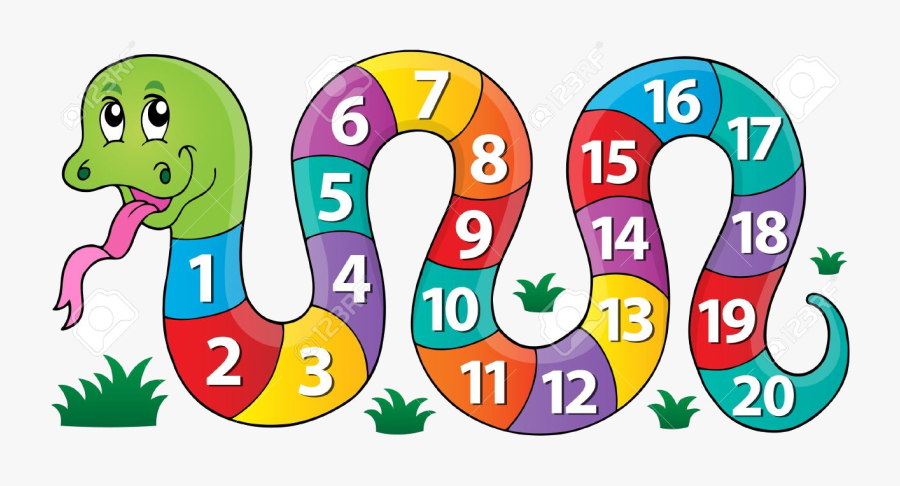 Numbers Snake With Theme Imag Clipart Transparent Png - Numbers 10 20 Clipart , Free Transparent Clipart - ClipartKey