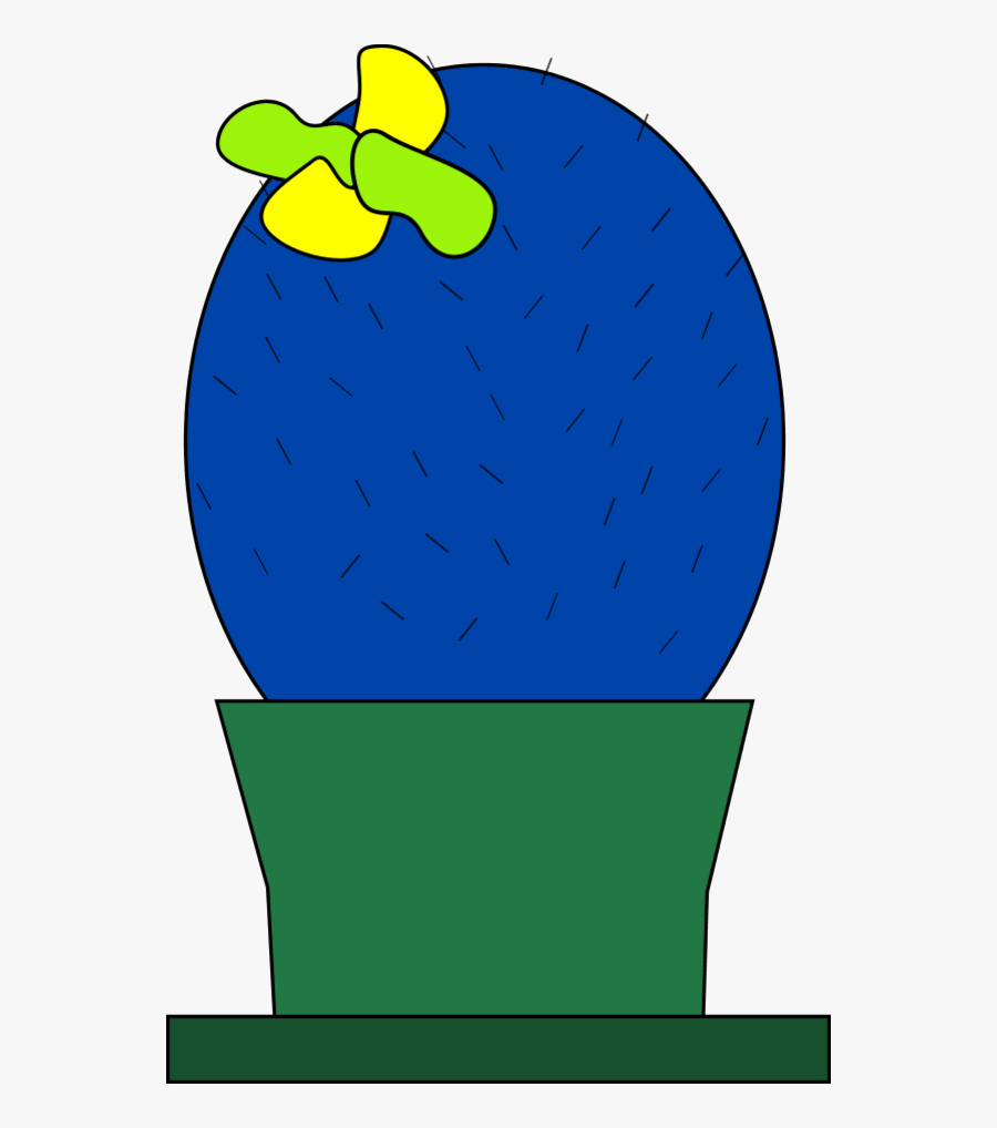Cactus Plant In A Pot, Transparent Clipart