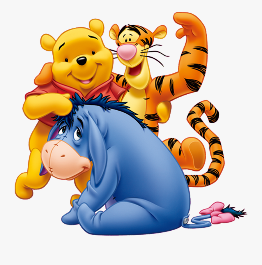 Winnie The Pooh Characters Clipart At Getdrawings - Winnie The Pooh Tigger And Donkey, Transparent Clipart