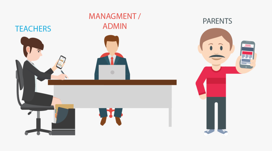 School Communication App For - Communication School And Parents, Transparent Clipart