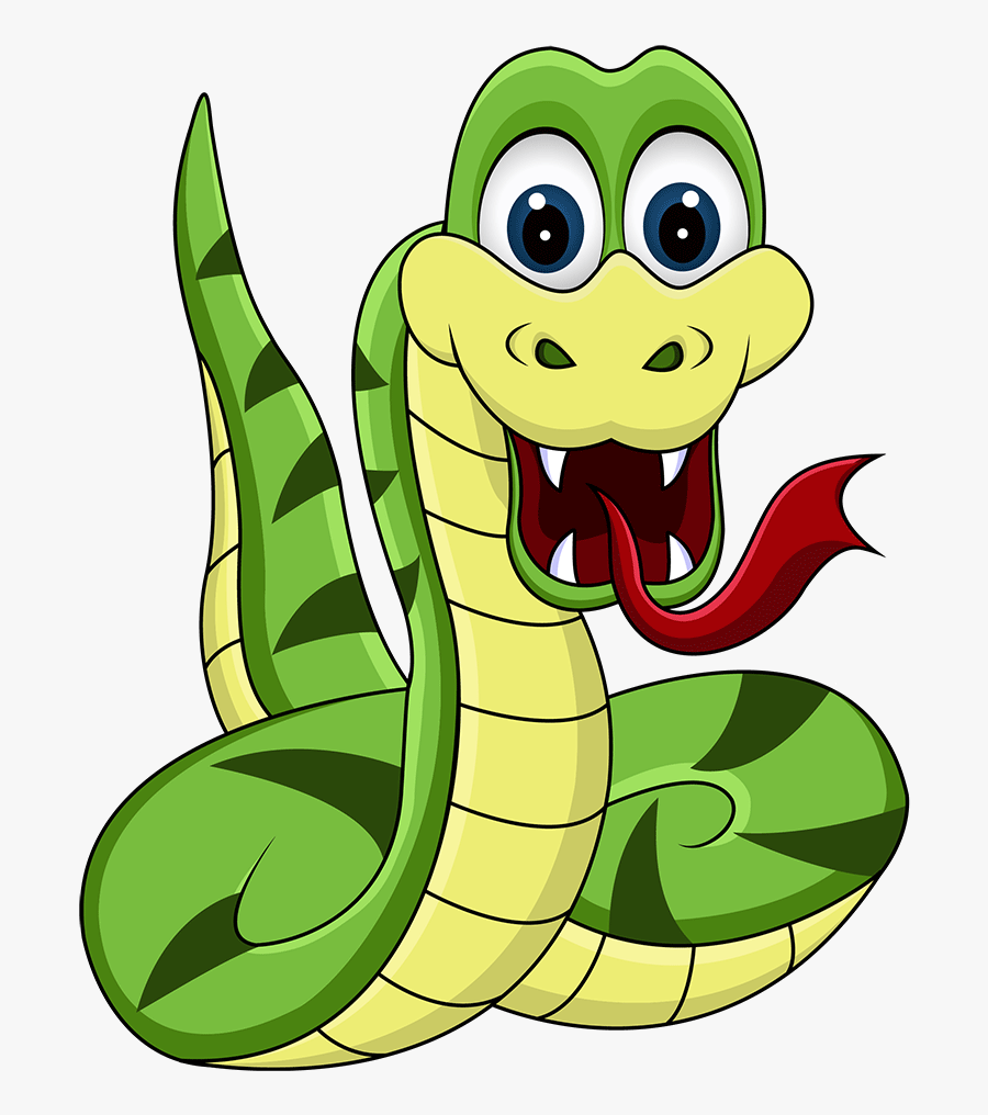 Ohmygawd, We"ve Found A Snake Now What Do - Snake Cartoon, Transparent Clipart