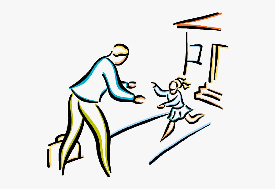 Parents Clipart - Child Running To Parent Clipart, Transparent Clipart