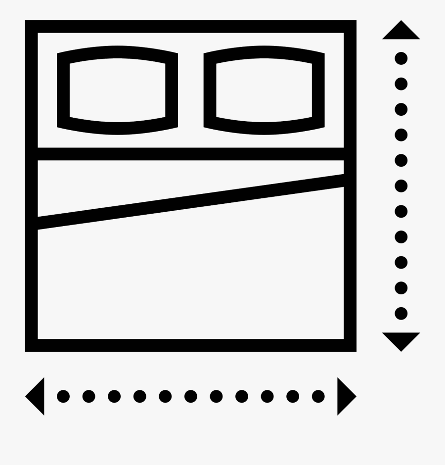 Transparent Bed Clip Art - Icon, Transparent Clipart