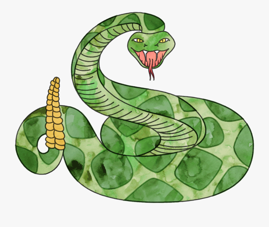 Nest Clipart Snake - Rattlesnake Clipart Png, Transparent Clipart