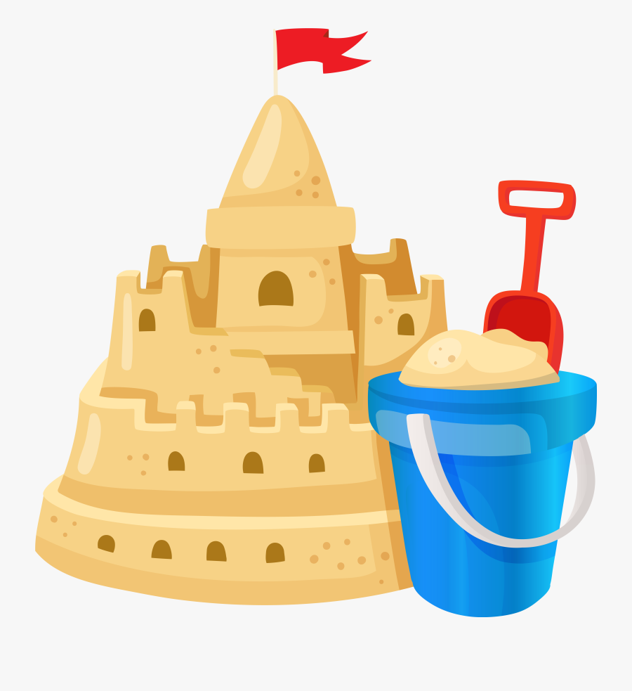 Cute Sand Bed Clipart - Clipart Sand Castle Png, Transparent Clipart