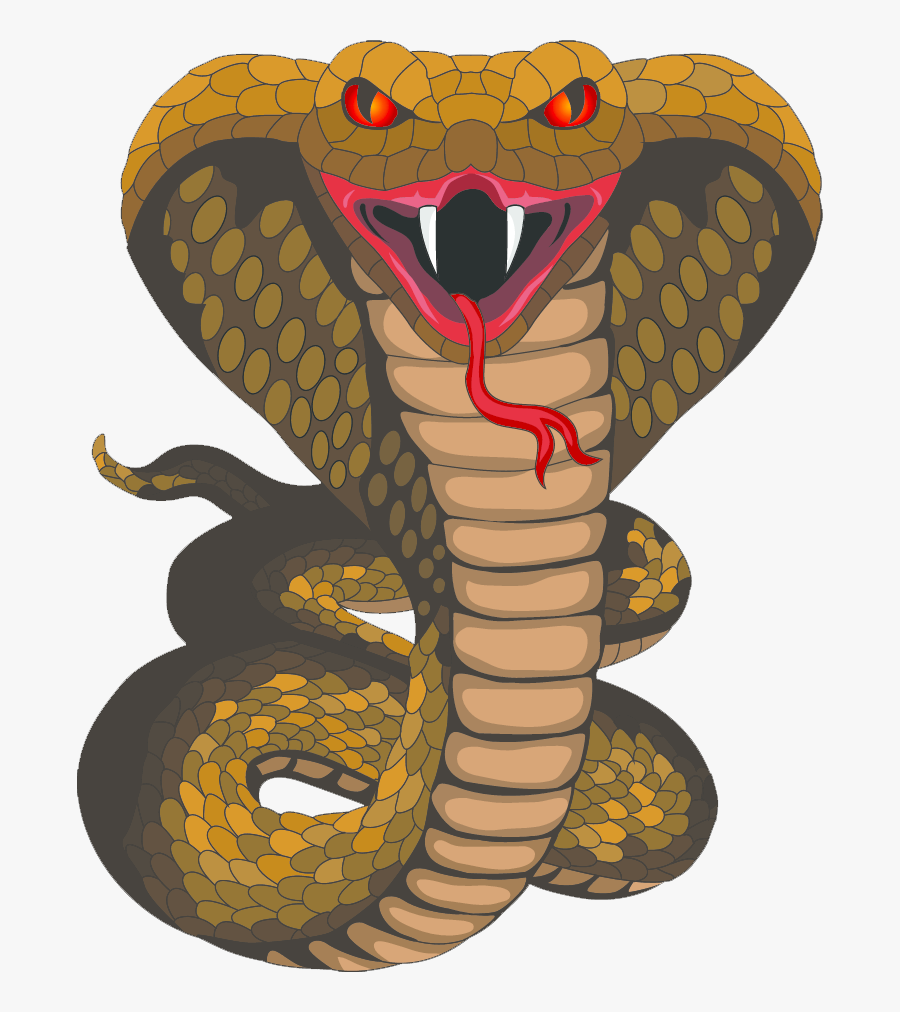 Snake Clipart Comic - King Cobra Images Free Download, Transparent Clipart