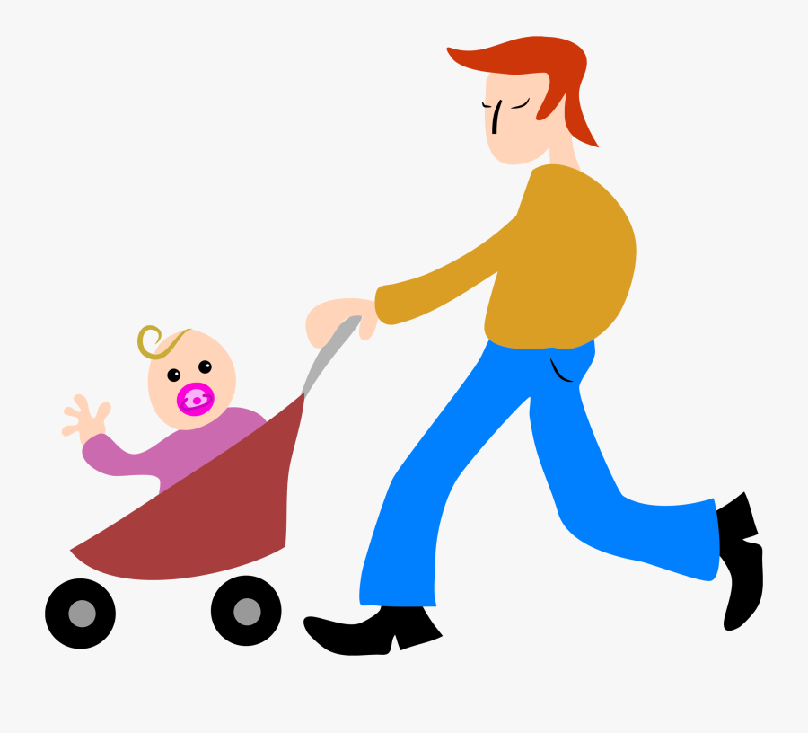 Transparent Parents Clipart - Baby And Dad Png, Transparent Clipart