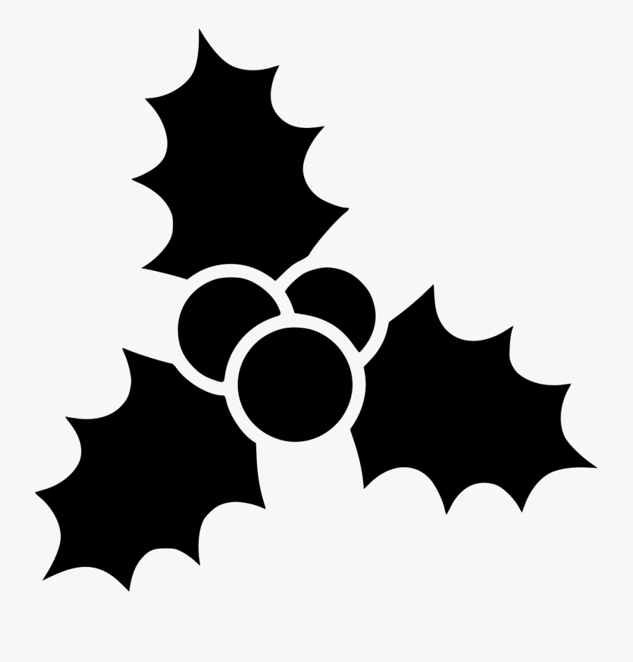 Holly - Mistletoe Icon Png, Transparent Clipart