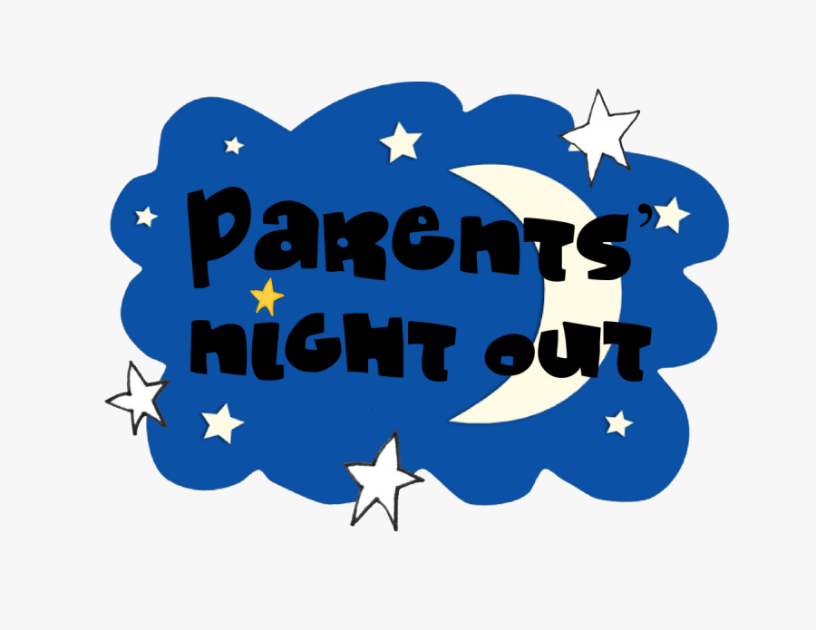 Parent"s Night Out - Night Stars And Moon Clipart, Transparent Clipart