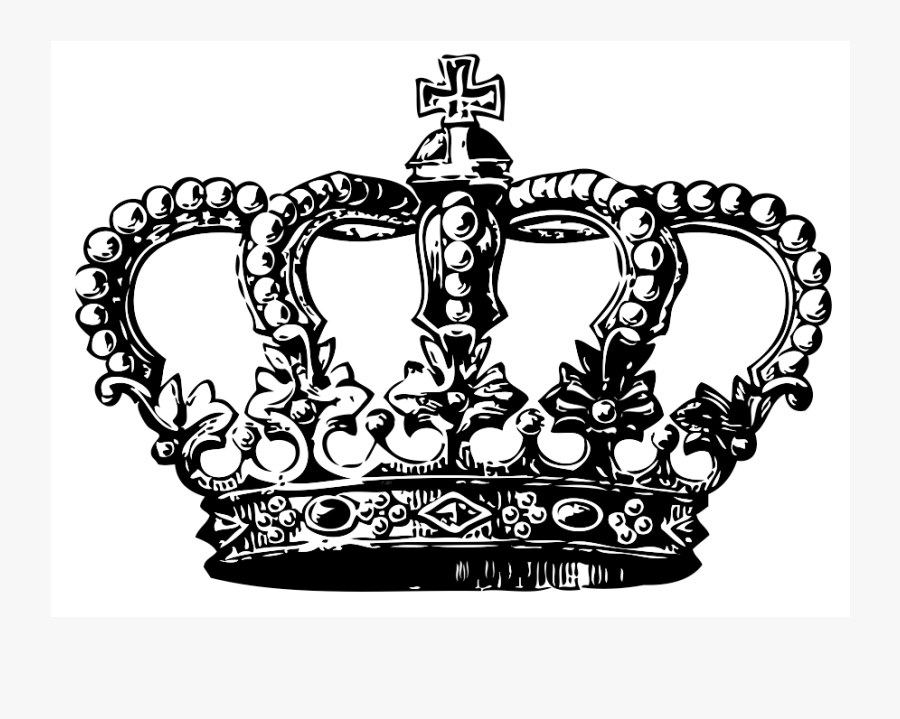 Clip Art Queen Crown Drawing - Crown Tattoo Design Png, Transparent Clipart