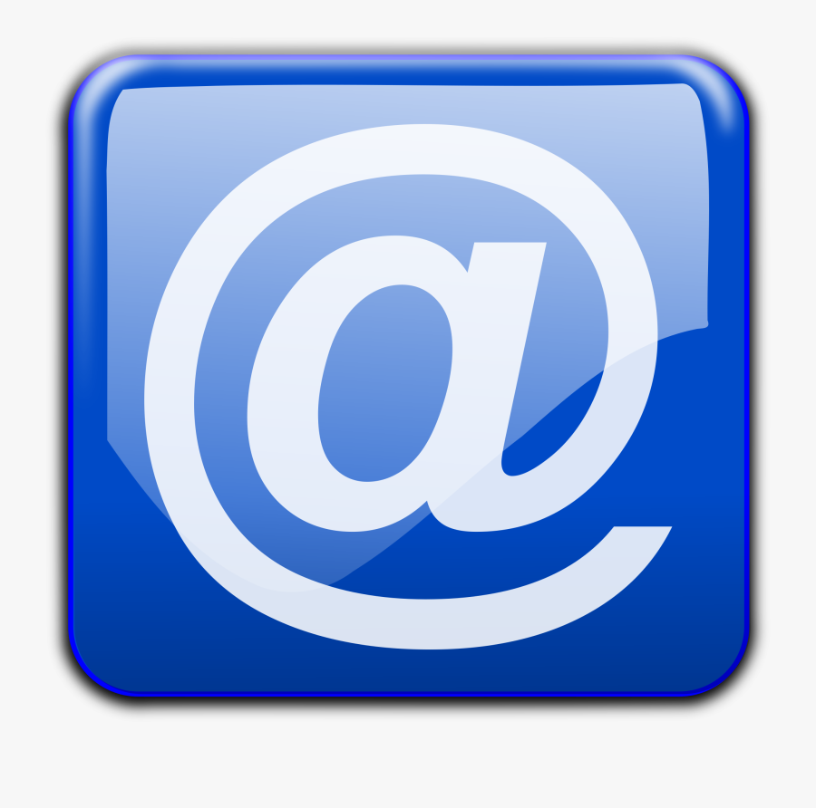Email Clipart Blue, Transparent Clipart