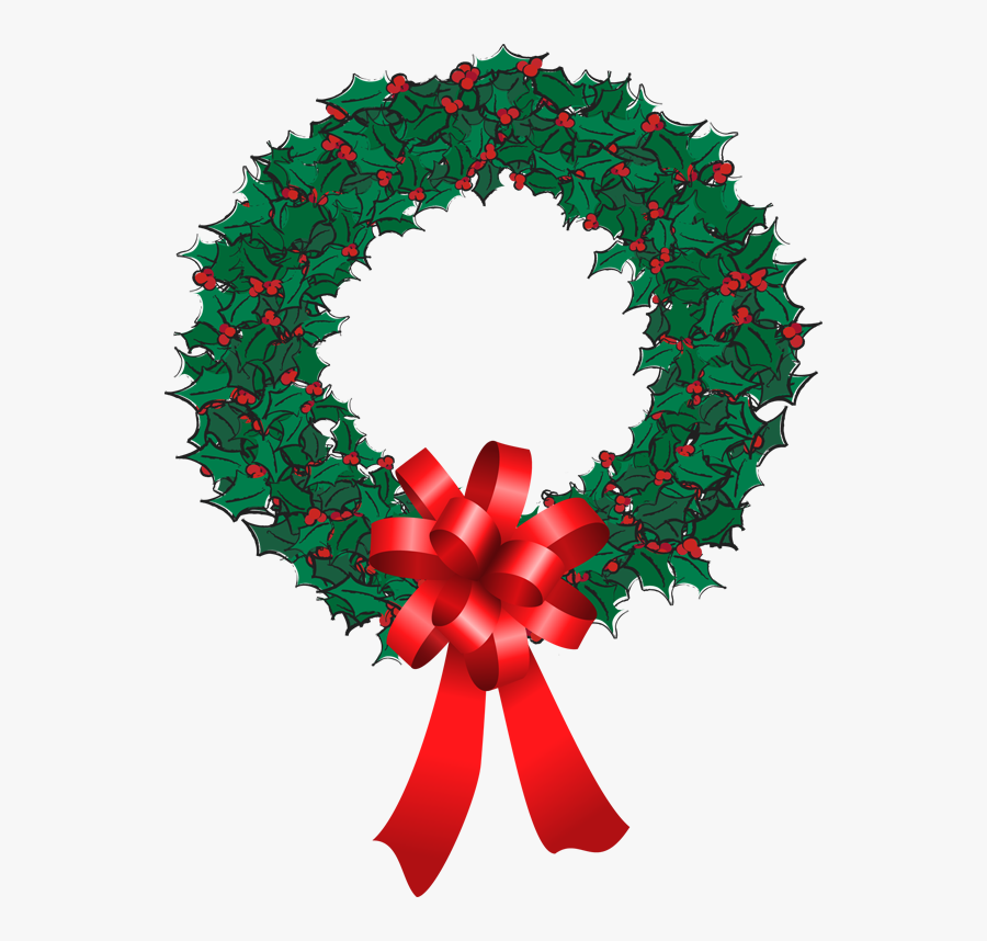 Transparent Christmas Mistletoe Png - Christmas Holly Wreath Png, Transparent Clipart